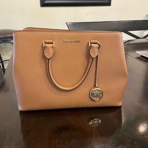 Michael Kors Tan Leather Tote Bag